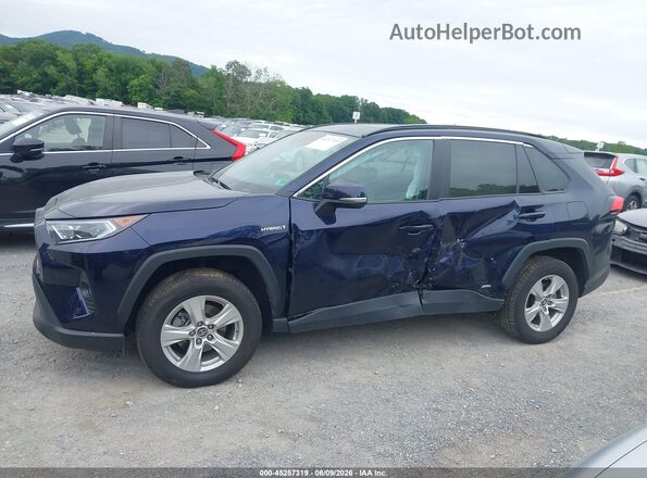 2T3RWRFV3KW028404 2019 TOYOTA RAV4 HYBRID Blue Вид спереду