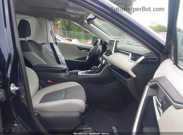 2T3RWRFV3KW028404 2019 TOYOTA RAV4 HYBRID Blue Вид салону спереду