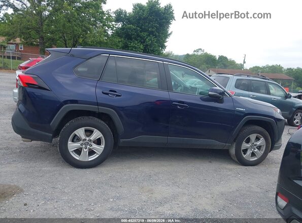 2T3RWRFV3KW028404 2019 TOYOTA RAV4 HYBRID Blue Вид задньої частини салону