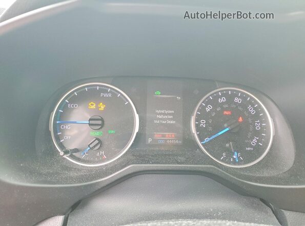 2T3RWRFV3LW053658 2020 TOYOTA RAV4 Белый Вид щитка приборов