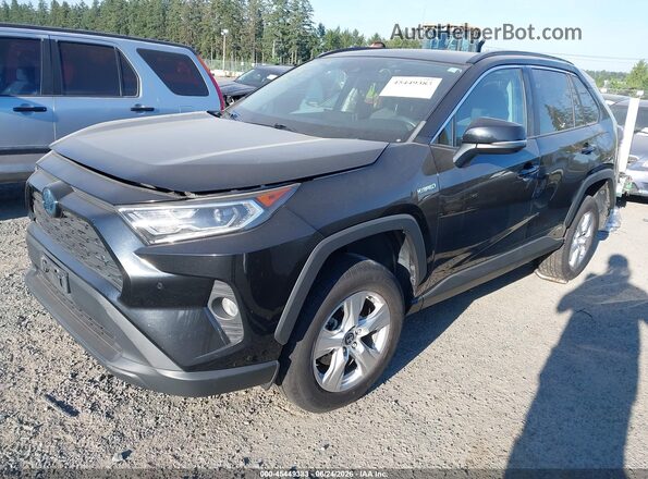 2T3RWRFV4KW010607 2019 TOYOTA RAV4 HYBRID Black Przód lewy