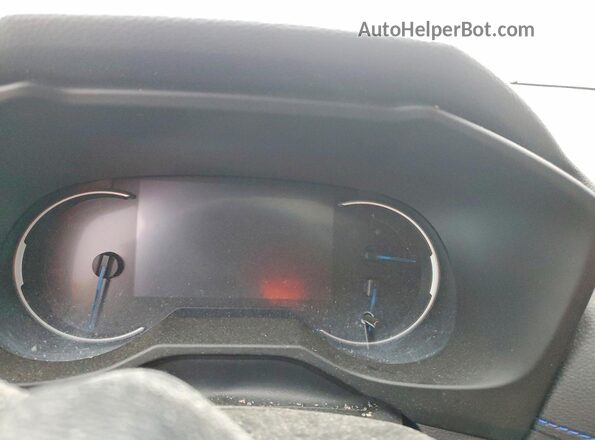 2T3RWRFV4MW113142 2021 TOYOTA RAV4 White Instrument cluster view