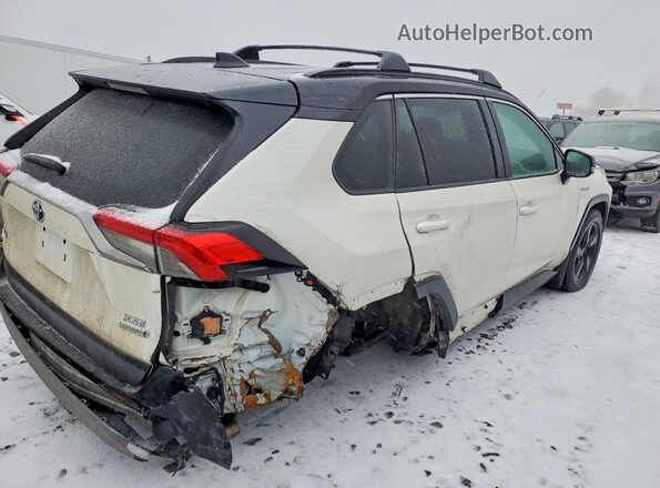 2T3RWRFV4MW113142 2021 TOYOTA RAV4 White Rear right