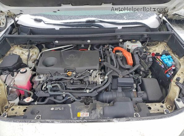2T3RWRFV4MW113142 2021 TOYOTA RAV4 White Engine compartment view