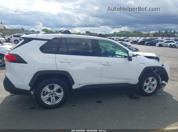 2T3RWRFV5LW055556 2020 TOYOTA RAV4 HYBRID White უკანა სალონის ხედი