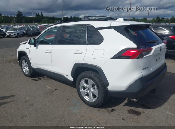 2T3RWRFV5LW055556 2020 TOYOTA RAV4 HYBRID White უკანა მარცხენა