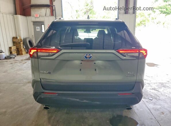 2T3RWRFV5LW066489 2020 TOYOTA RAV4 Green უკანა ხედი