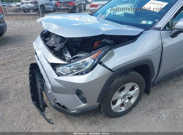 2T3RWRFV5MW108807 2021 TOYOTA RAV4 HYBRID Silver Դիմացի տեսք