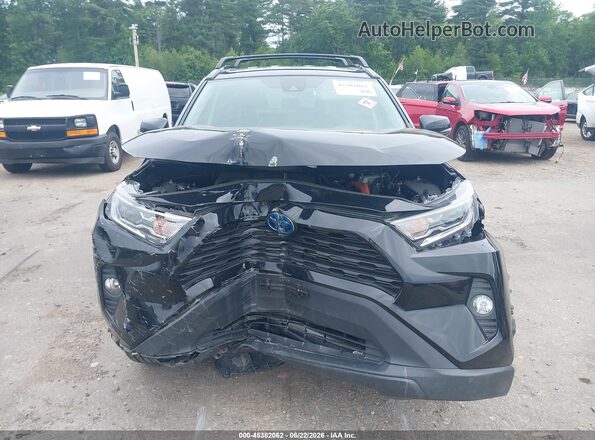 2T3RWRFV5MW121167 2021 TOYOTA RAV4 HYBRID Black Դիմացի տեսք