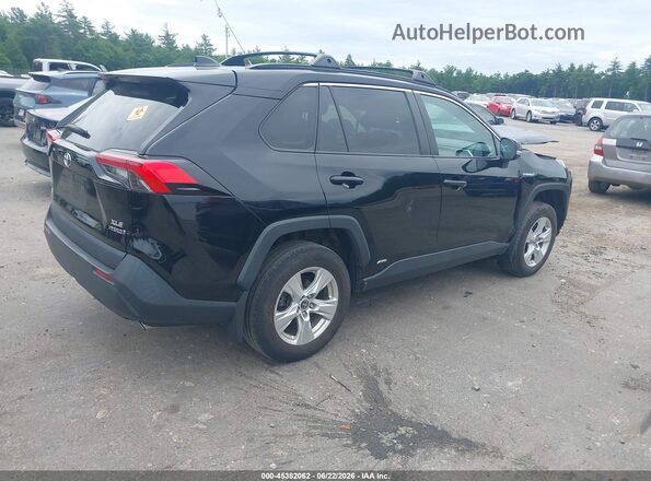 2T3RWRFV5MW121167 2021 TOYOTA RAV4 HYBRID Black Հետևի աջ