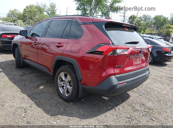 2T3RWRFV5RW206923 2024 TOYOTA RAV4 HYBRID Red Rear left