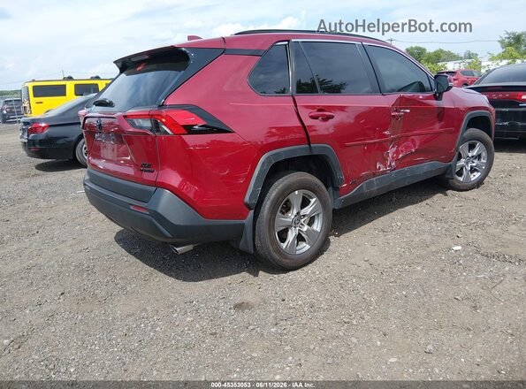 2T3RWRFV5RW206923 2024 TOYOTA RAV4 HYBRID Red Rear right