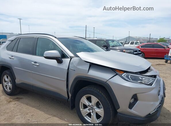 2T3RWRFV6KW012908 2019 TOYOTA RAV4 HYBRID Silver 