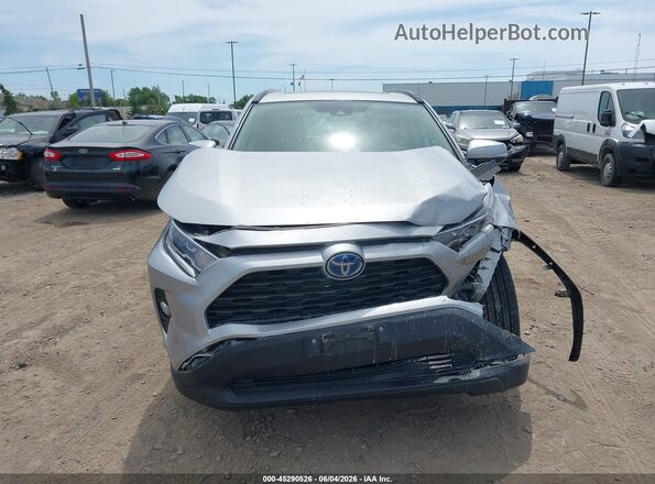 2T3RWRFV6KW012908 2019 TOYOTA RAV4 HYBRID Silver 