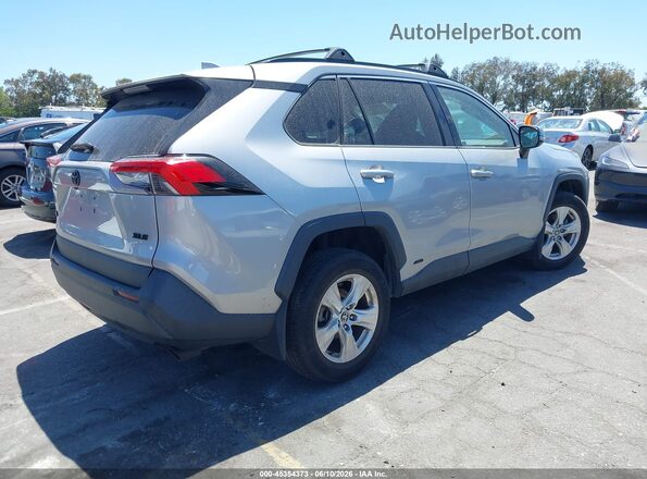 2T3RWRFV6MW115748 2021 TOYOTA RAV4 HYBRID Silver Tył prawy