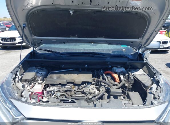 2T3RWRFV6MW115748 2021 TOYOTA RAV4 HYBRID Silver Widok z tyłu