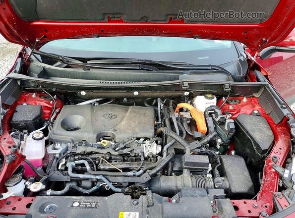 2T3RWRFV6RW243463 2024 TOYOTA RAV4 Red Вид підкапотного простору