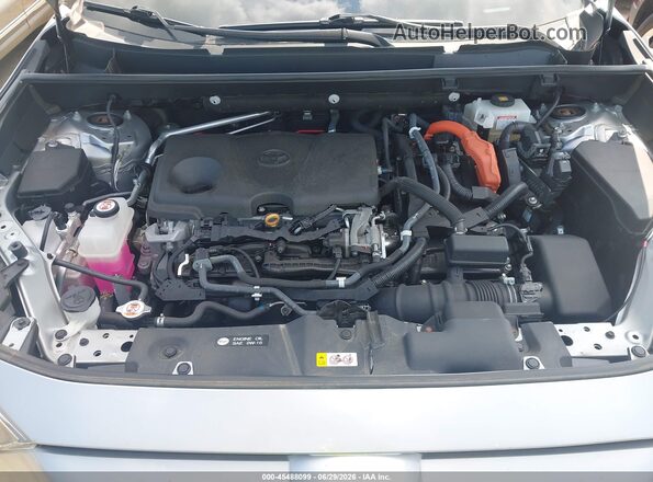 2T3RWRFV7KW011881 2019 TOYOTA RAV4 HYBRID Silver Rear view