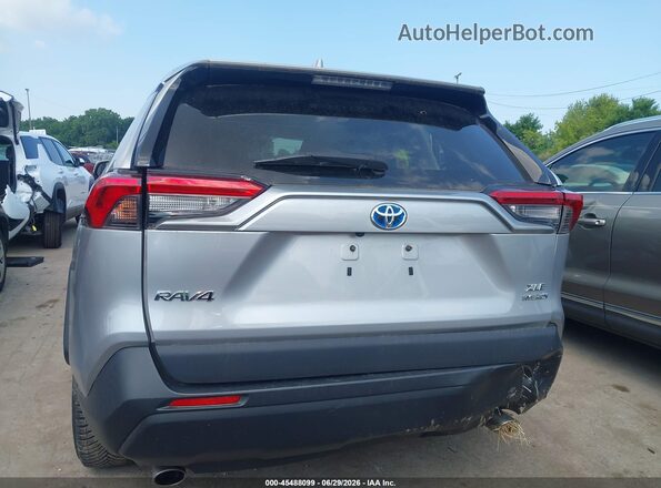 2T3RWRFV7KW011881 2019 TOYOTA RAV4 HYBRID Silver 
