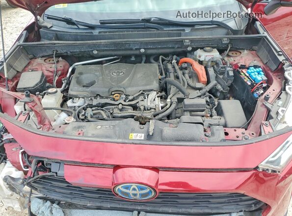 2T3RWRFV8LW056961 2020 TOYOTA RAV4 Burgundy Engine compartment view
