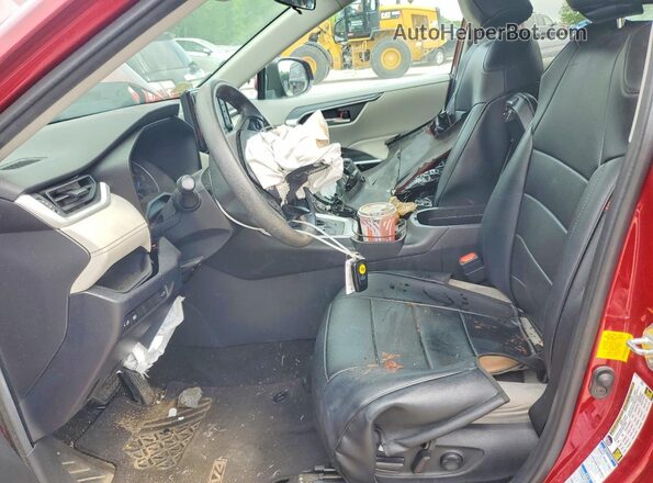 2T3RWRFV8LW056961 2020 TOYOTA RAV4 Burgundy Front interior view