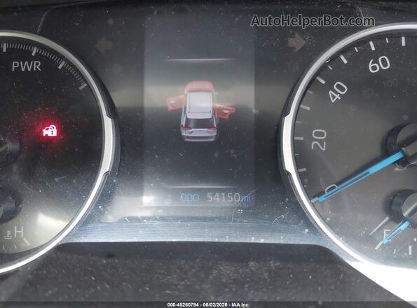 2T3RWRFV9KW027466 2019 TOYOTA RAV4 HYBRID Gray Vista de los asientos traseros