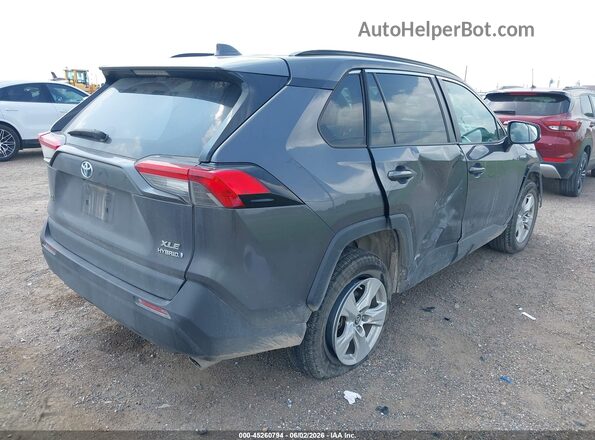 2T3RWRFV9KW027466 2019 TOYOTA RAV4 HYBRID Gray Trasero derecho