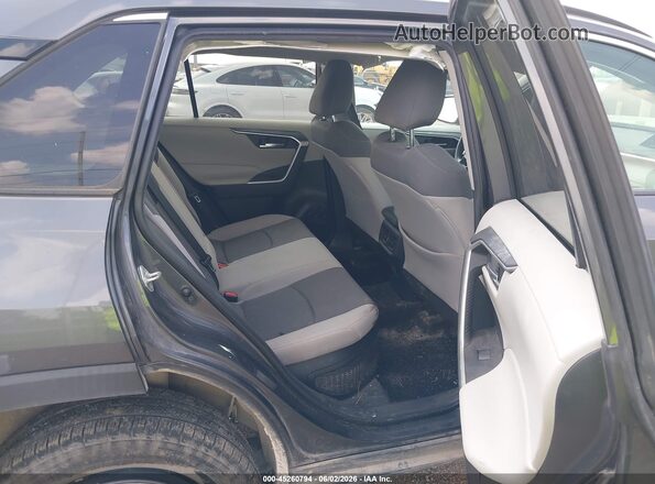 2T3RWRFV9KW027466 2019 TOYOTA RAV4 HYBRID Gray Vista de la etiqueta del VIN