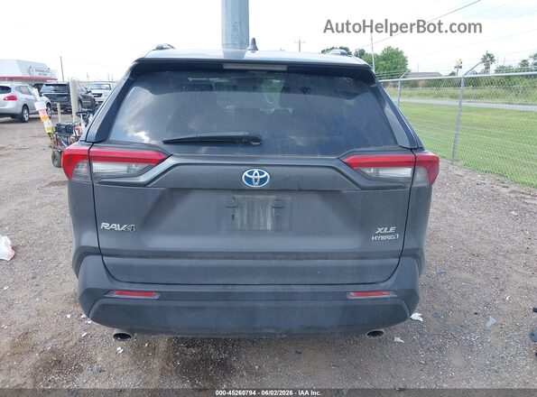 2T3RWRFV9KW027466 2019 TOYOTA RAV4 HYBRID Gray 