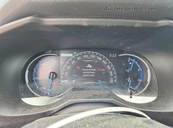2T3RWRFV9PW158954 2023 TOYOTA RAV4 Black Vista del cuadro de instrumentos