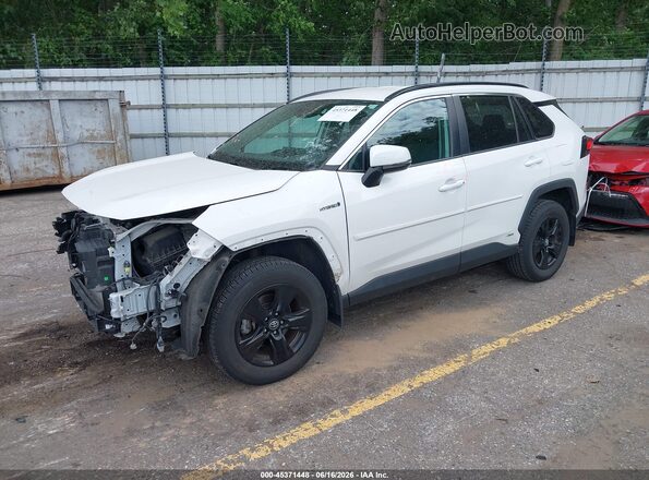 2T3RWRFVXLW078914 2020 TOYOTA RAV4 HYBRID White Przód lewy