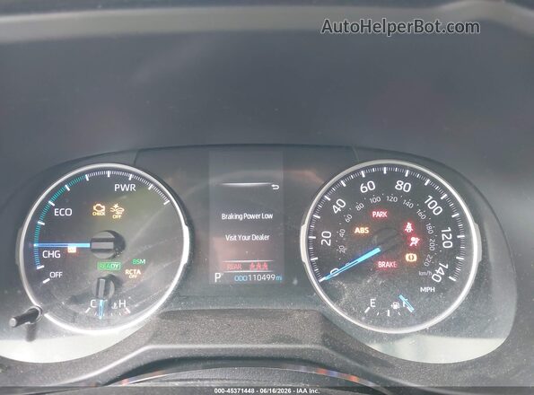 2T3RWRFVXLW078914 2020 TOYOTA RAV4 HYBRID White Widok tylnych siedzeń