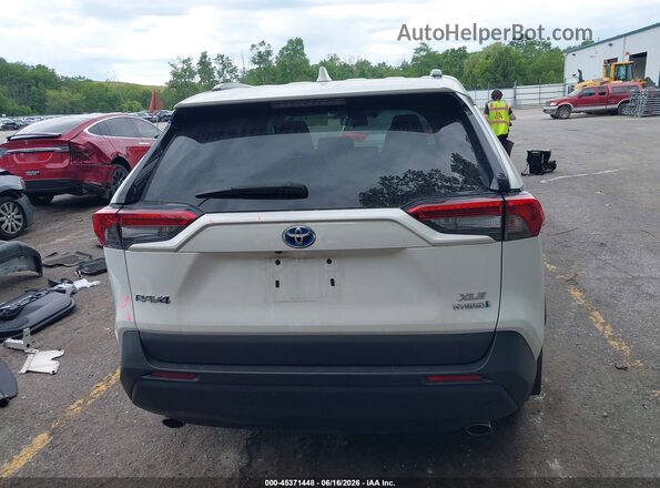 2T3RWRFVXLW078914 2020 TOYOTA RAV4 HYBRID White 