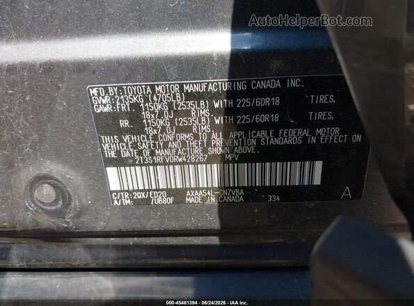2T3S1RFV0RW428267 2024 TOYOTA RAV4 Gray Engine compartment view