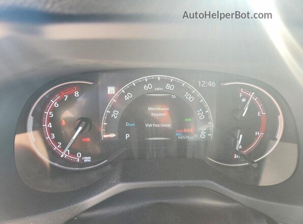 2T3S1RFV6RW459281 2024 TOYOTA RAV4 Black Instrument cluster view