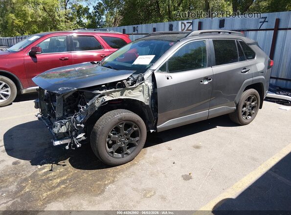 2T3S1RFV9MW197992 2021 TOYOTA RAV4 Серый Передняя левая четверть