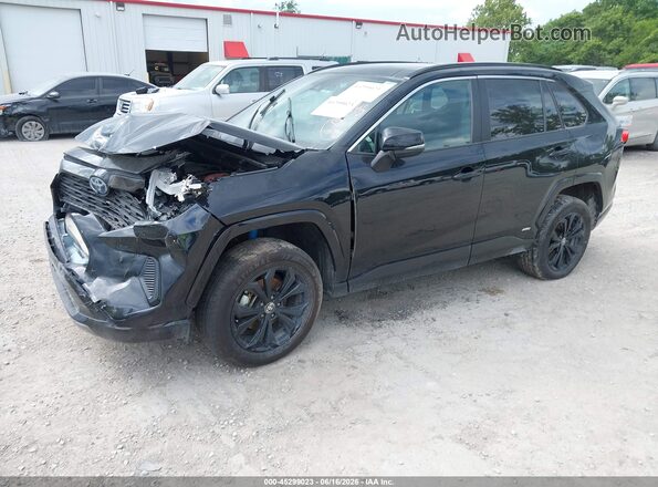 2T3T6RFV1NW035362 2022 TOYOTA RAV4 HYBRID Черный Передняя левая четверть