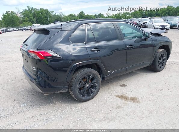 2T3T6RFV1NW035362 2022 TOYOTA RAV4 HYBRID Черный Задняя правая четверть
