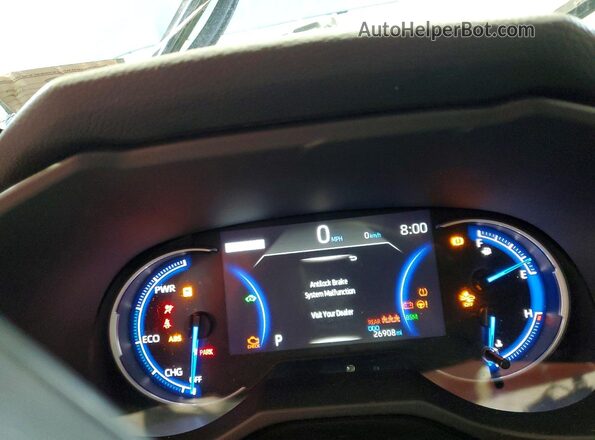 2T3T6RFV3SW085496 2025 TOYOTA RAV4 Синий Вид щитка приборов