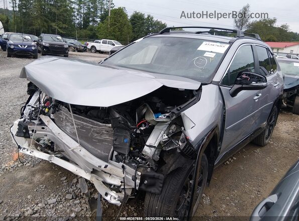 2T3T6RFV4SW086091 2025 TOYOTA RAV4 HYBRID Silver წინა მარცხენა ხედი სამი მეოთხედიდან