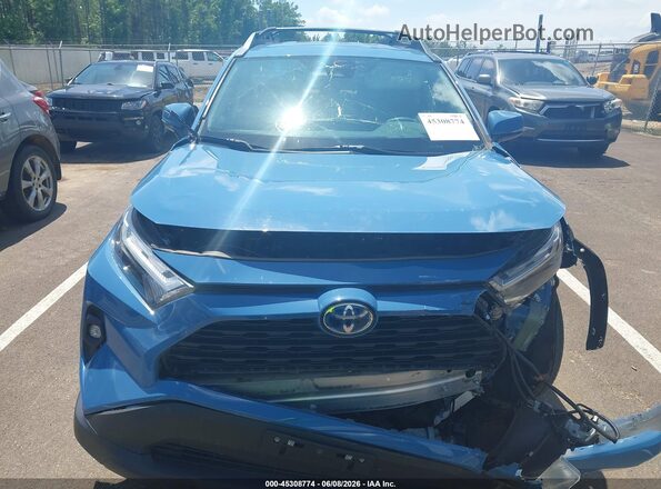 2T3UWRFV7PW155285 2023 TOYOTA RAV4 HYBRID Blue ხელსაწყოთა პანელის ხედი