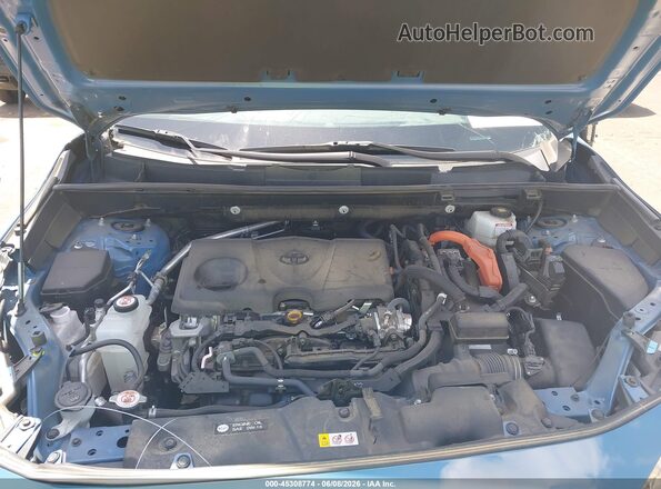 2T3UWRFV7PW155285 2023 TOYOTA RAV4 HYBRID Blue უკანა ხედი