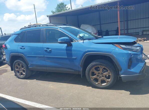 2T3UWRFV7PW155285 2023 TOYOTA RAV4 HYBRID Blue უკანა სალონის ხედი