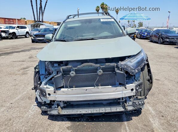 2T3W1RFV0NW229716 2022 TOYOTA RAV4 Green Front view