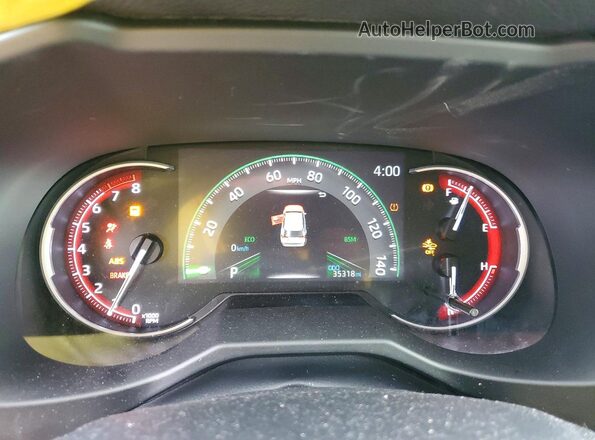 2T3W1RFV0PC234385 2023 TOYOTA RAV4 Gray Вид щитка приладів