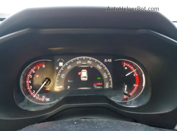 2T3W1RFV0PW266865 2023 TOYOTA RAV4 Charcoal Instrument cluster view