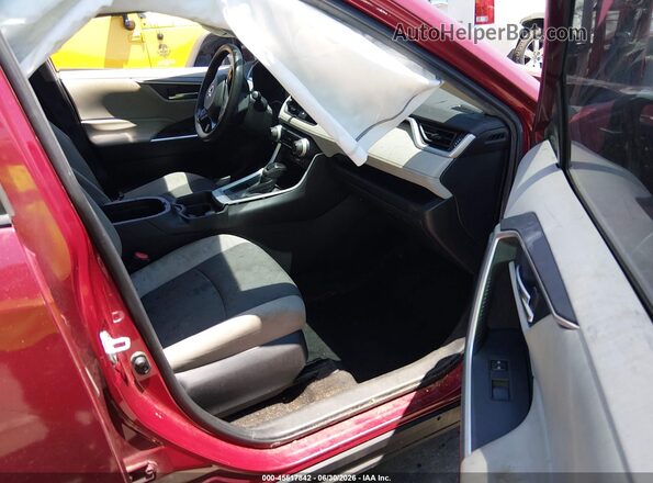 2T3W1RFV1KW054338 2019 TOYOTA RAV4 Red Widok wnętrza z przodu