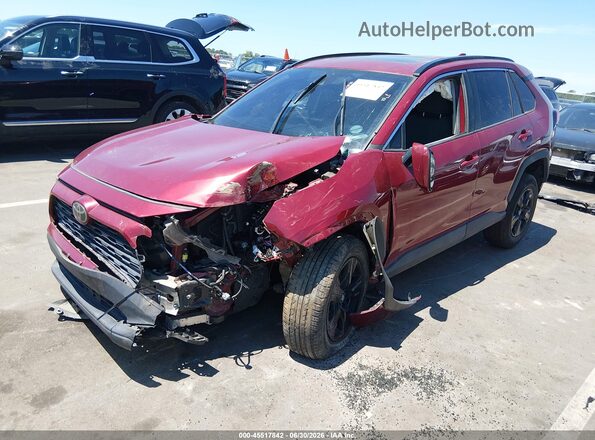 2T3W1RFV1KW054338 2019 TOYOTA RAV4 Red Przód lewy