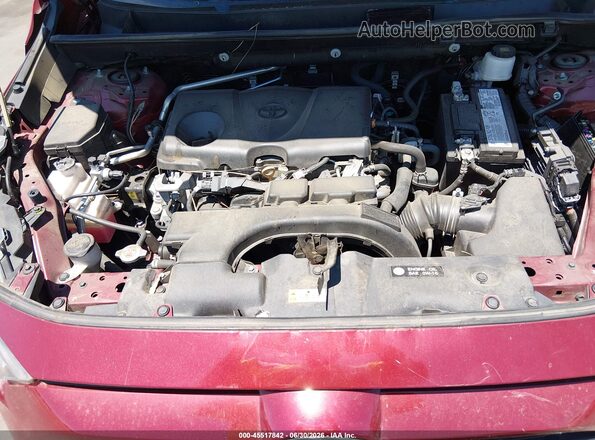 2T3W1RFV1KW054338 2019 TOYOTA RAV4 Red Widok z tyłu
