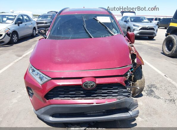 2T3W1RFV1KW054338 2019 TOYOTA RAV4 Red Widok zestawu wskaźników